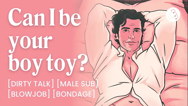 ASMR com gemidos masculinos: Femdom usa seu brinquedo sexual desesperado para bondage e edging – Áudio erótico para mulheres