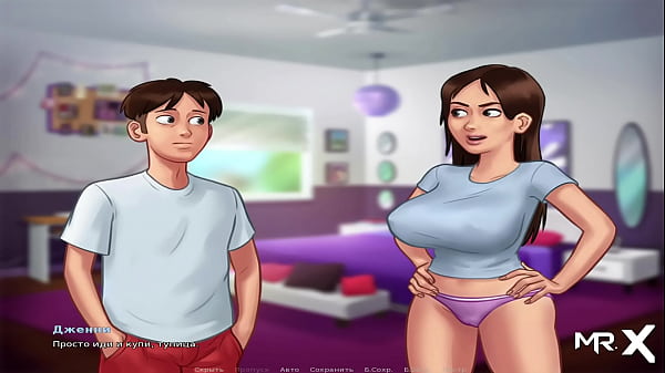 SummertimeSaga - Jerking Off On Parents Bed With Mature Woman's Panties E1 # 36