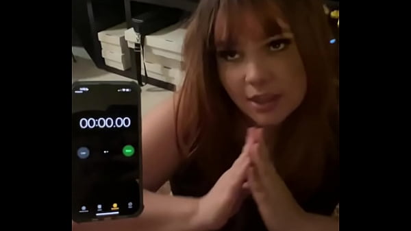 Desafio do cronômetro! Dure mais de 2 minutos para me foder!
