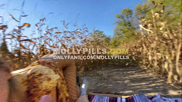 FRIST DATE PORN Horny Nympho Fucked on Family Farm - Molly Pills - Amateur Public POV 4k