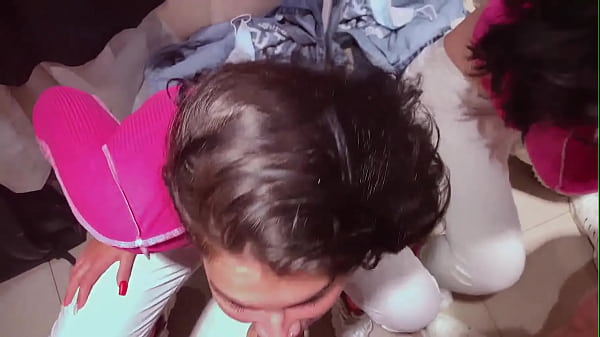 Best risky blowjob and doggy fuck in dressing room