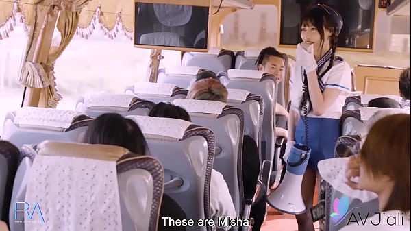 Sex tour bus with Busty Asian slut Original Chinese AV Porn with English Sub