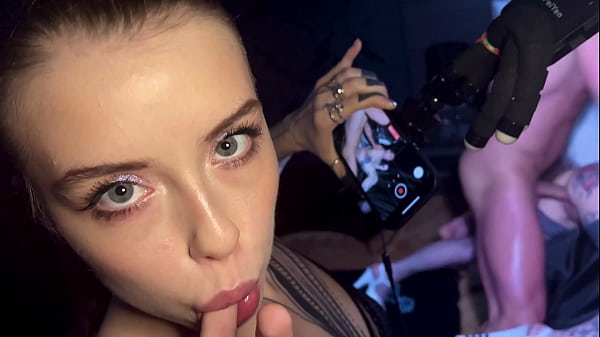 EDEN DOES: HORNY DIRECTOR INTERRUPTS FILM SET AND TURNS IT INTO HOT FOURSOME ORGY