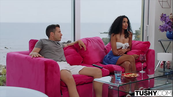 TUSHY Gorgeous model Mia with perfect ass gapes wide open