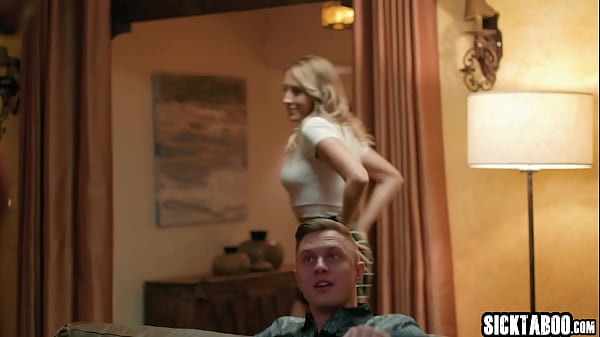 Lusty small tits MILF girlfriend Cadence Lux fucks partners best friend