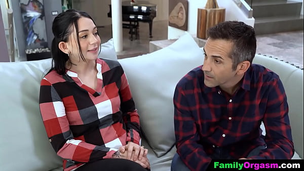 FamilyOrgasm – Teen Plows her Step Dad at Family Meeting