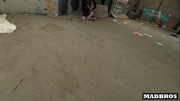 Petite tattooed goth cheats on her boyfriend and gets her ass fucked by a BBC in urbex !!!