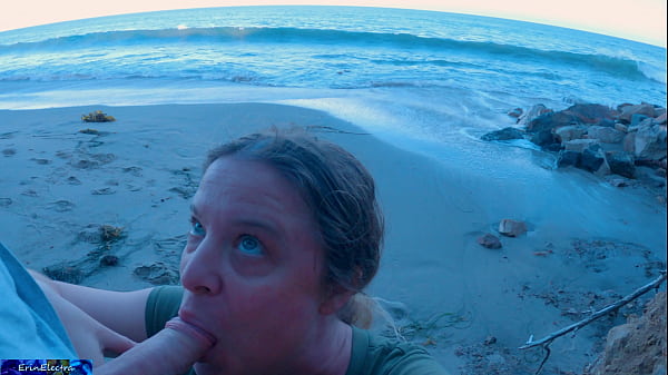 Stepson cheats with stepmom on the beach