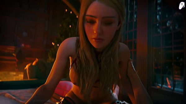 (4K) Blonde princess decides to show her big ass to eager penis and finally gets fucked and creampied and she likes it | Hentai 3D