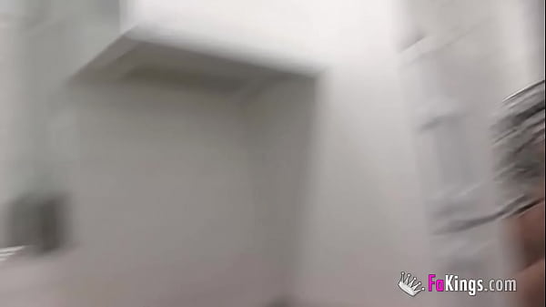 Brunette Iris' pussy gets DESTROYED by the biggest cock she's ever fucked