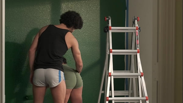 Hot Latina wife Jolla can't do any work without having sex
