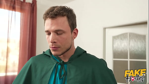 Fake Hostel - Cumshots & Dragons game with amazon and elf warriors and fun threesome action