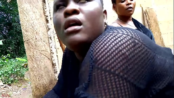 Two Sin Stepsisterz caught having threesome outside another compound in the village with another woman husband