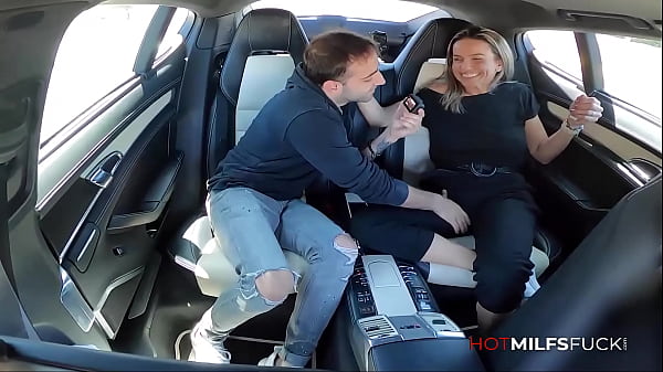 44 Year Old Milf Karla Fucked In A Car Then Gets A Threeway Fucking And Squirts