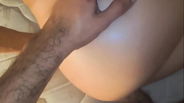 Lucky girl her ass is going to eat a monster cock! Look at the dick you have! Big cumshot on her face and mouth