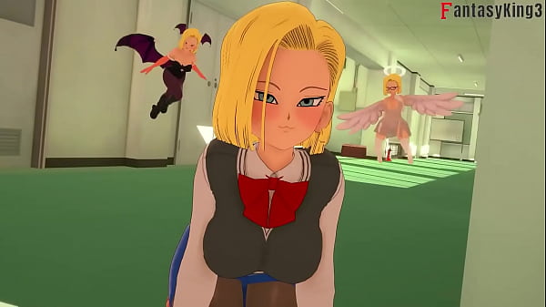 Android 21 transformed & fucked and is the teacher | Dragon Ball Zex 4 | Watch the full 1hr movie sheer & PTRN: Fantasyking3