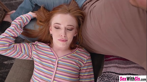 Dirty stepbro fits his big hard dick into stepsisters Madi Collins pussy