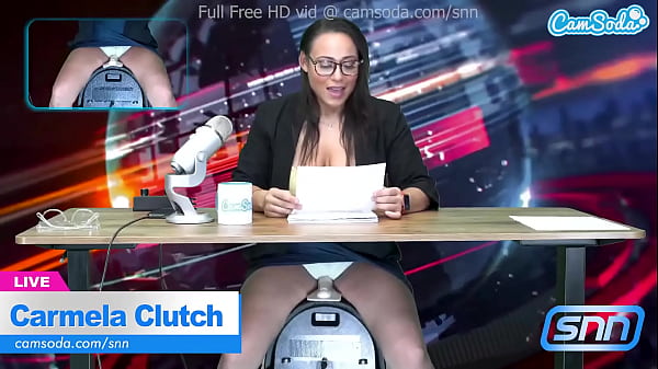 News Anchor Carmela Clutch Orgasms live on air