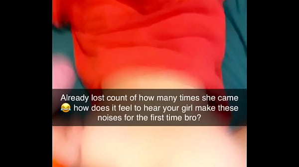 Rough Cuckhold Snapchat sent to cuck while his gf cums on cock many times