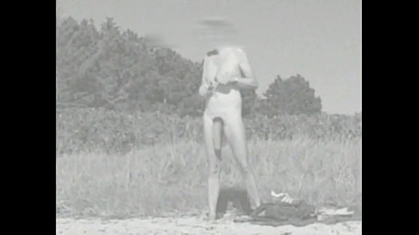 Huge flaccid cock - East German nude beach