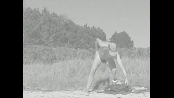 Huge flaccid cock - East German nude beach