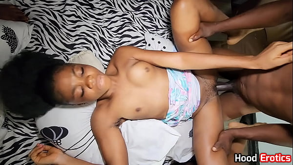 Lovely African teens enjoying some good BBCs at home.