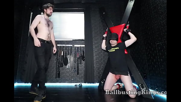 Ball-Breaking Sneaker Kicks