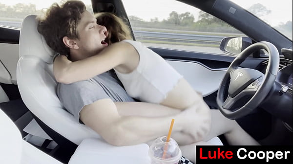 Tinder Date Cums On Me In Tesla Autopilot
