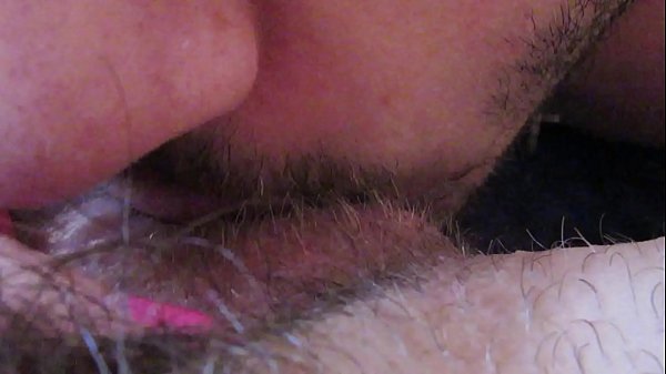 Big clit licking and sucking until she cums hard hairy girlfriend huge orgasm in close up
