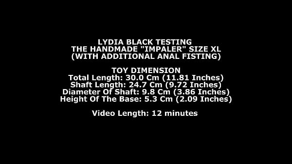 Lydia Black Testing The Handmade Impaler Size XL (With Additional Anal Fisting) TWT248