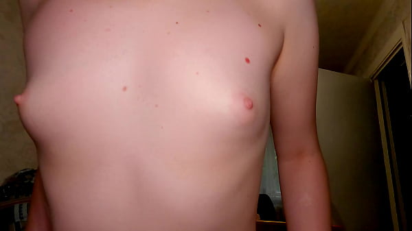 18 year old student with tiny tits fucks classmate