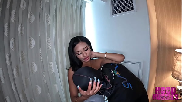 Horny mixed slut get fucked hard hanging out in the hood