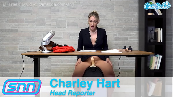 Camsoda News Network broadcast with reporter masturbation on the sybian