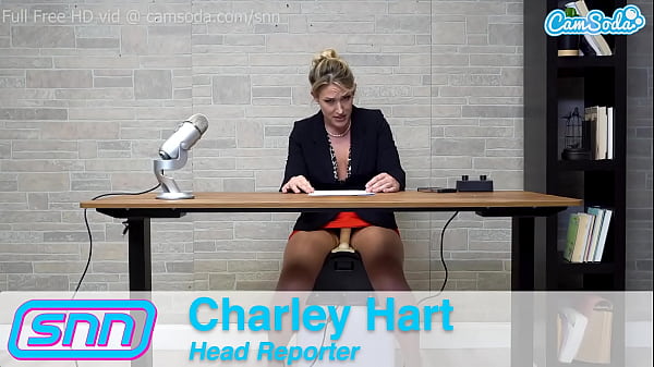 Camsoda News Network broadcast with reporter masturbation on the sybian