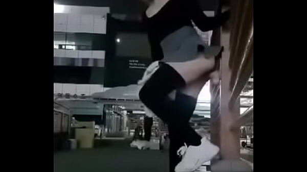 Girl fucks dildo at work