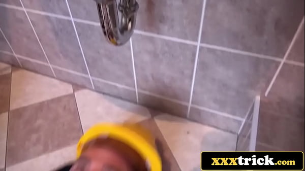 Two Beautiful Euro Bisexual Babes Invite Plumber for a 3-Way
