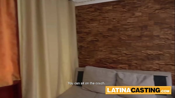 Petite Latina 18yo Amateur Threesome Casting Cowgirls