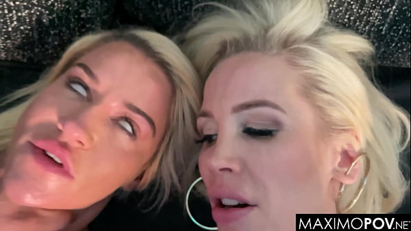 Horny Milfs Sucking Dry a Big Dick on POV