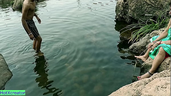 Indian Hot Aunty Hardcore sex at Open Place with Young Boy!! Best Indian Sex