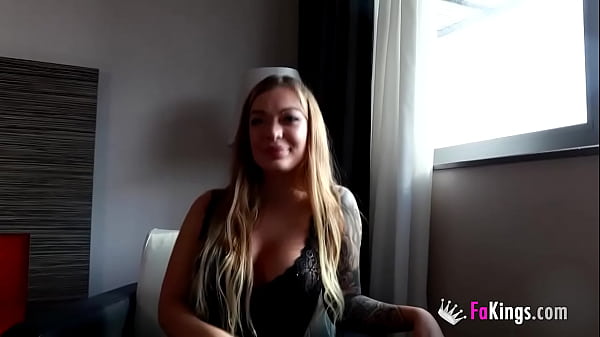 RUSSIAN GODDESS licks and teases a guy at his hotel room
