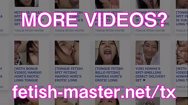 Japanese Asian Tongue Spit Face Nose Licking Sucking Kissing Handjob Fetish - More at fetish-master.net Thumbnail