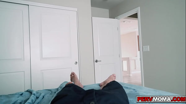 Lucky stepson getting nursed by her loving stepmom