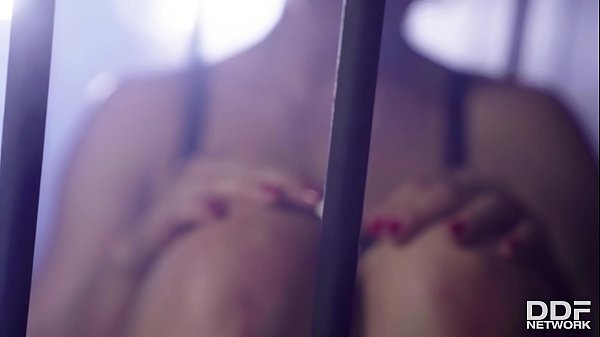 Busty babe Marty Lacroft swallows enormous black cock down her deep throat