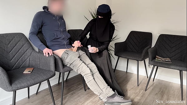 Public Dick Flash in a Hospital Waiting Room! Gorgeous muslim stranger girl caught me jerking off in a hospital and helped me get a sperm sample before the appointment.