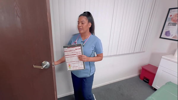 HOT CURVY LATINA NURSE MAYA FARRELL TAKES A MASSIVE CUM SAMPLE