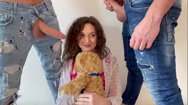 18 Years Old and She Asks Us to Dominate Her Sexually Between 2 Men Thumbnail