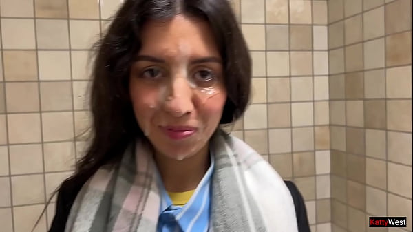 I missed you so much - Fuck me and cum on my face in this public shopping mall! - Cumwalk