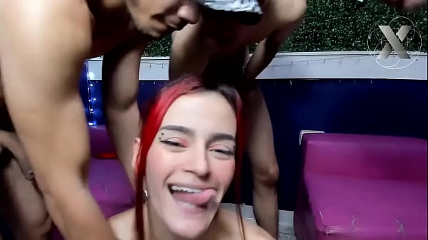 extreme fuckface to this redhead slut