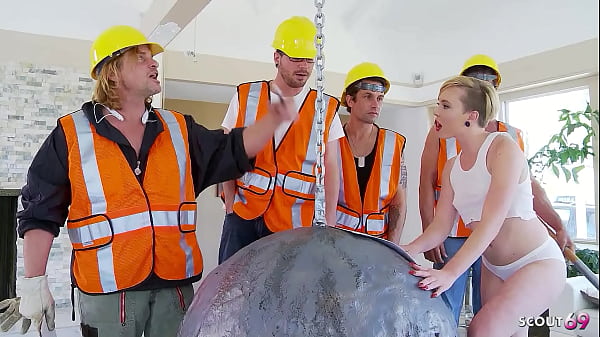 Wrecking Ball Parody Group Sex with Skinny Teen Miley May and older Guys