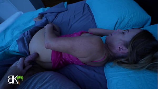 Junior Sneaks Into StepMoms Bed After Nightmare - 2of3